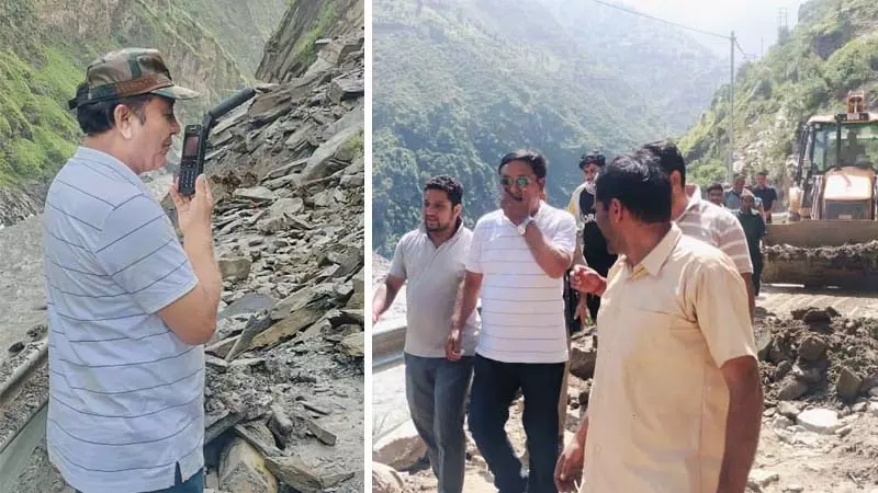 भरमौर के अंतिम गांव कुगती तक पैदल पहुंचे मंत्री जगत नेगी भरमौर के अंतिम गांव कुगती तक पैदल पहुंचे मंत्री जगत नेगी