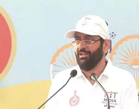 राष्ट्रीय खेल दिवस पर हरियाणा के CM नायब सिंह सैनी ने कहा, प्रतिदिन एक घंटा खेलों को समर्पित करें राष्ट्रीय खेल दिवस पर हरियाणा के CM नायब सिंह सैनी ने कहा, प्रतिदिन एक घंटा खेलों को समर्पित करें