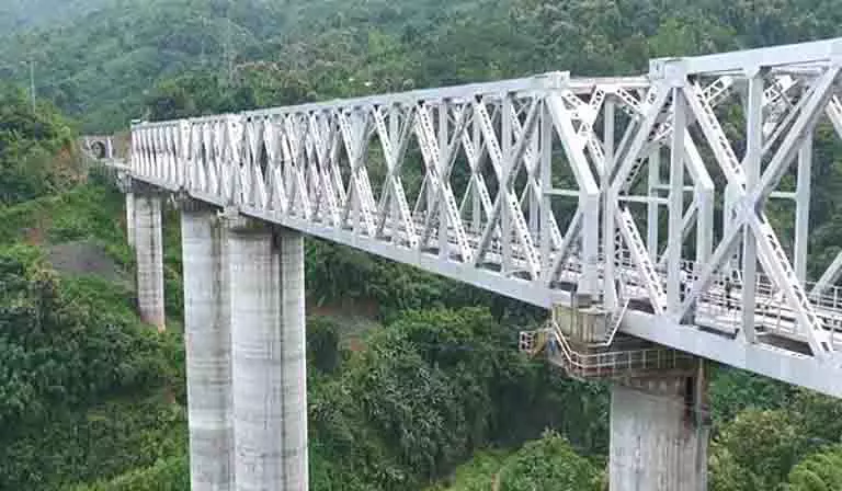 बैराबी-सैरांग रेल लाइन से Mizoram होगा राष्ट्रीय रेल नेटवर्क से जुड़ा बैराबी-सैरांग रेल लाइन से Mizoram होगा राष्ट्रीय रेल नेटवर्क से जुड़ा