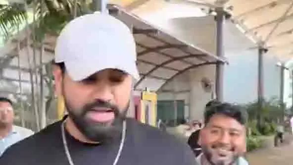 पपराज़ी से Rohit Sharma की बातचीत ने जीता फैन्स का दिल पपराज़ी से Rohit Sharma की बातचीत ने जीता फैन्स का दिल