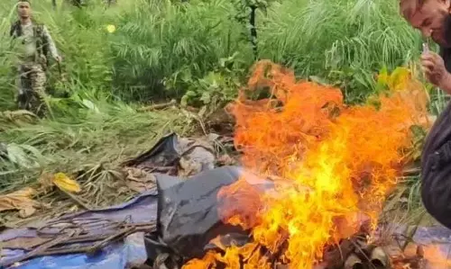 गरियाबंद में CRPF ने नष्ट किया नक्सल सामान, खुफ़िया सूचना पर बड़ी कार्रवाई गरियाबंद में CRPF ने नष्ट किया नक्सल सामान, खुफ़िया सूचना पर बड़ी कार्रवाई