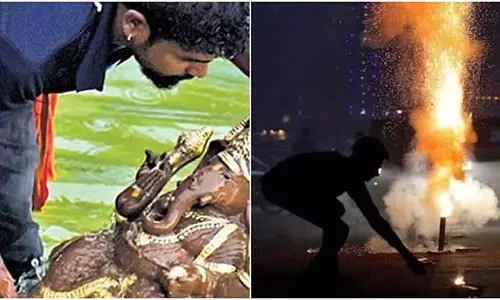 Bengaluru : गणेश विसर्जन के दौरान पटाखे फटने से लड़के की मौत