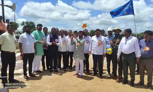 कॉलेज स्पोर्ट्स मीट: विधायक डॉ. चंद्रू ने किया उद्घाटन