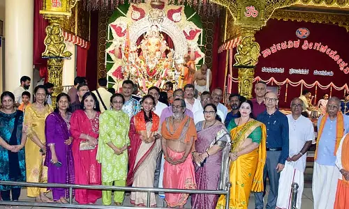 Mangalore : ईसाइयों के एक समूह ने गणेशोत्सव में भाग लिया