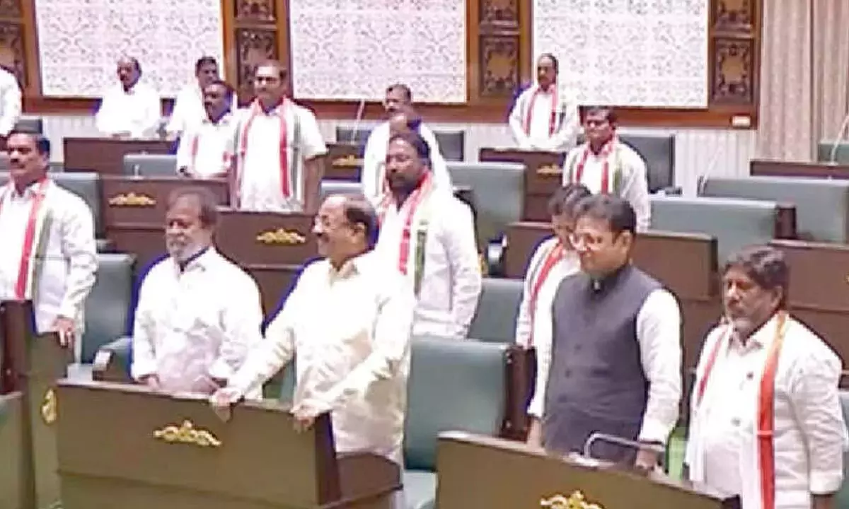 सदन ने मगंती गोपीनाथ के निधन पर शोक व्यक्त करते हुए आतिशबाजी एक दिन के लिए स्थगित कर दी