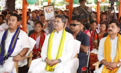 CM माणिक साहा ने लोगों को नकारात्मक मानसिकता से भ्रमित करने के लिए माकपा की आलोचना की