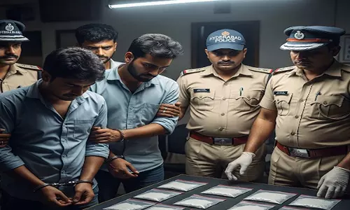 हैदराबाद में MDMA ड्रग्स के साथ तीन आरोपी गिरफ्तार