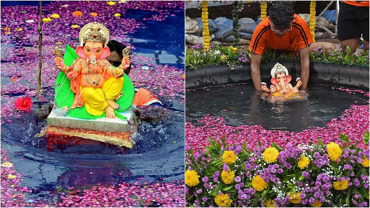 Ganeshotsav 2025: 31 अगस्त को मुंबई में 40,000 से अधिक गणपति प्रतिमाओं का विसर्जन Ganeshotsav 2025: 31 अगस्त को मुंबई में 40,000 से अधिक गणपति प्रतिमाओं का विसर्जन