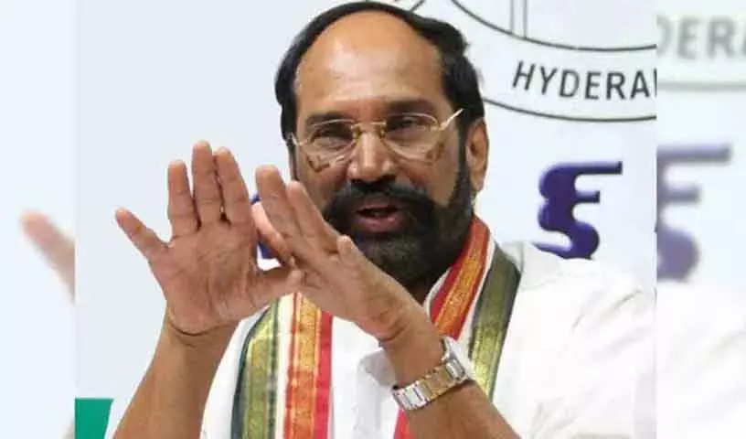 Uttam Kumar Reddy का दावा, कि कालेश्वरम परियोजना चार साल में ढह गई Uttam Kumar Reddy का दावा, कि कालेश्वरम परियोजना चार साल में ढह गई