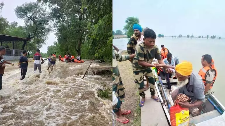 Punjab में चार दशकों की सबसे भीषण बाढ़ में 26 लोगों की मौत Punjab में चार दशकों की सबसे भीषण बाढ़ में 26 लोगों की मौत