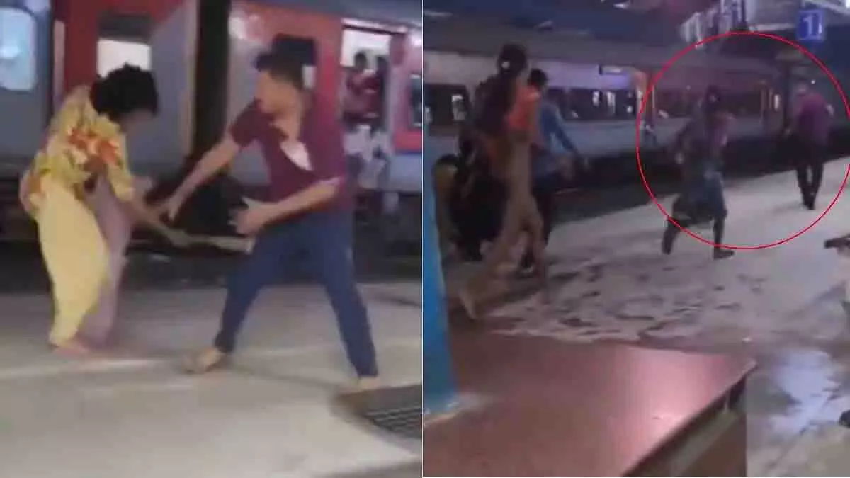 देवरिया रेलवे स्टेशन पर ट्रांसजेंडरों ने RPF इंस्पेक्टर पर हमला किया देवरिया रेलवे स्टेशन पर ट्रांसजेंडरों ने RPF इंस्पेक्टर पर हमला किया