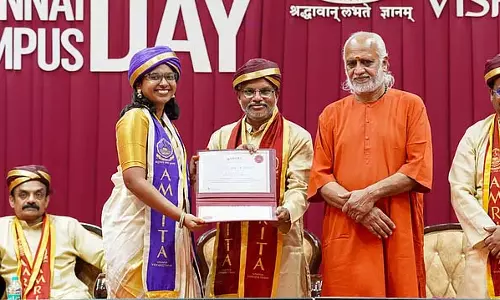 छात्रों को अपना रास्ता स्वयं खोजना चाहिए: श्रीहरिकोटा केंद्र निदेशक पद्मकुमार