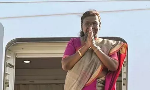 राष्ट्रपति का दौरा: हेलीपैड स्थल का निरीक्षण राष्ट्रपति का दौरा: हेलीपैड स्थल का निरीक्षण