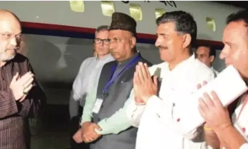 गृह मंत्री अमित शाह जम्मू पहुंचे