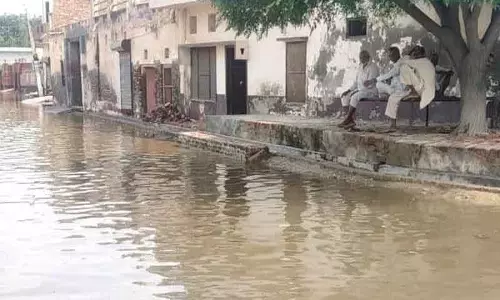 Abohar village में एक महीने से बाढ़, बीमारी का खतरा मंडरा रहा Abohar village में एक महीने से बाढ़, बीमारी का खतरा मंडरा रहा