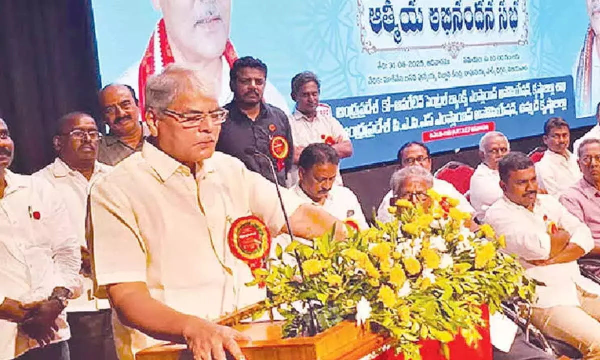 Andhra: नेत्तेम ने सहकारी प्रणाली को मजबूत करने का संकल्प लिया Andhra: नेत्तेम ने सहकारी प्रणाली को मजबूत करने का संकल्प लिया