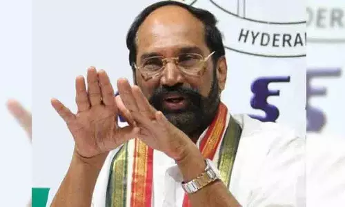 Uttam Kumar Reddy का दावा, कि कालेश्वरम परियोजना चार साल में ढह गई Uttam Kumar Reddy का दावा, कि कालेश्वरम परियोजना चार साल में ढह गई