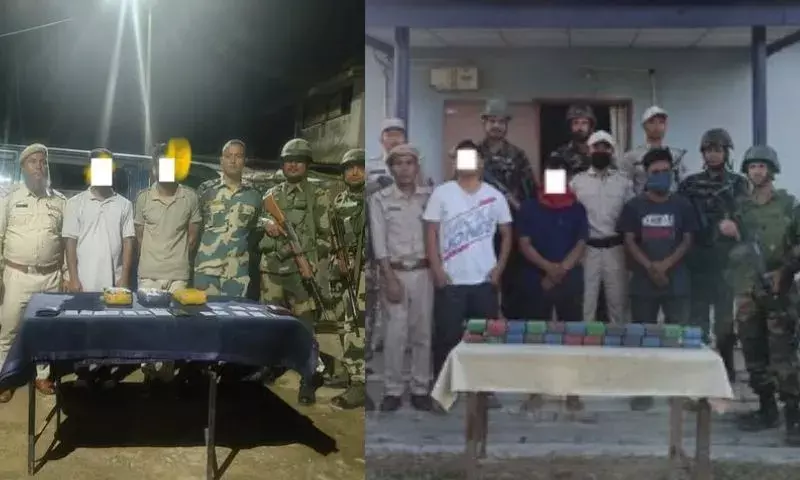 Manipur: 12 करोड़ रुपये के ड्रग्स के साथ चार गिरफ्तार Manipur: 12 करोड़ रुपये के ड्रग्स के साथ चार गिरफ्तार