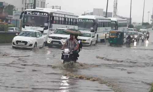 jalandhar में मूसलाधार बारिश