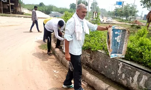 Haryana :  कार्रवाई के बावजूद सार्वजनिक स्थलों का विरूपण जारी
