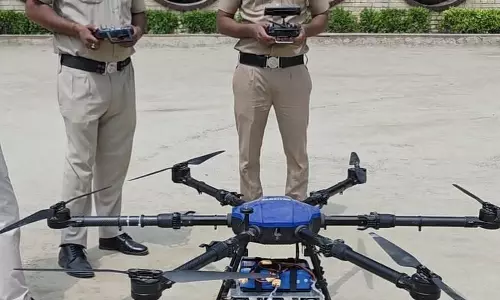 Haryana में स्मार्ट पुलिसिंग, भीड़ को नियंत्रित करने के लिए पुलिस ने ड्रोन का सहारा लिया