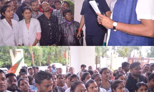 एनएचएम कर्मचारियों की जायज़ मांगों का हर स्तर पर होगा समर्थन : MP बृजमोहन अग्रवाल
