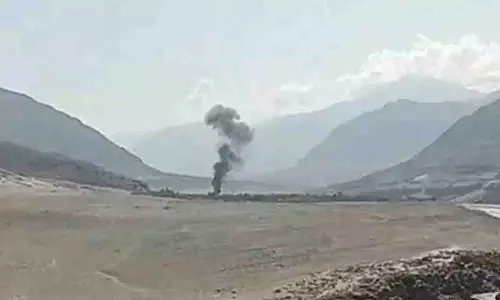 पाक सेना का हेलिकॉप्टर गिरा, Gilgit-Baltistan में हादसा