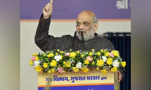अमित शाह ने सुरक्षा परियोजनाओं का शुभारंभ किया, Gandhinagar से पुलिस आवास का ई-उद्घाटन किया