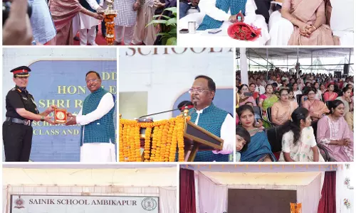सैनिक स्कूल का 17वां स्थापना दिवस: कृषिमंत्री राम विचार नेताम ने मेधावी छात्रों को किया सम्मानित
