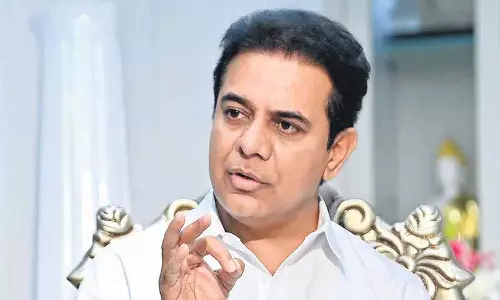 यह फैसला तेलंगाना के हितों और अस्तित्व पर हमला है: KTR यह फैसला तेलंगाना के हितों और अस्तित्व पर हमला है: KTR