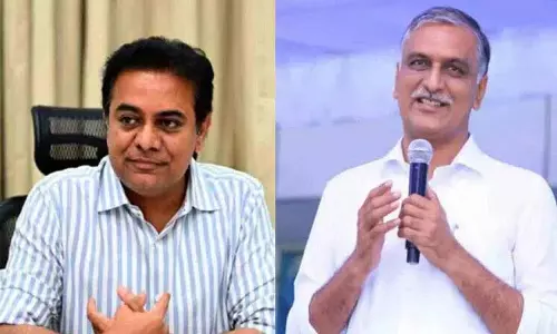 KTR ने विधानसभा में मास्टर क्लास देने के लिए हरीश राव की प्रशंसा की