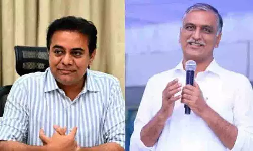 कालेश्वरम मुद्दे पर हरीश राव की मास्टर क्लास को KTR की प्रशंसा