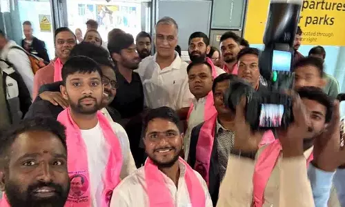 पूर्व मंत्री Harish Rao का लंदन में भव्य स्वागत