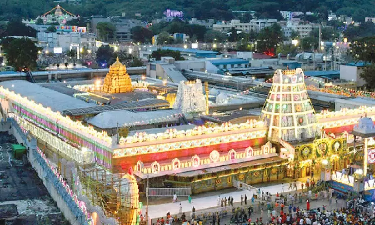 Andhra: तिरुमला 24 सितंबर से ब्रह्मोत्सव के लिए तैयार Andhra: तिरुमला 24 सितंबर से ब्रह्मोत्सव के लिए तैयार