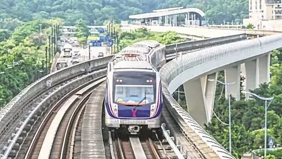 MMRDA ने पहले चरण में एलिवेटेड कॉरिडोर का 60% काम पूरा किया, सितंबर में ट्रायल रन की उम्मीद MMRDA ने पहले चरण में एलिवेटेड कॉरिडोर का 60% काम पूरा किया, सितंबर में ट्रायल रन की उम्मीद