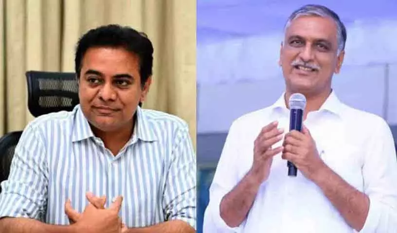 KTR ने विधानसभा में कालेश्वरम पर हरीश राव की मास्टर क्लास की सराहना की KTR ने विधानसभा में कालेश्वरम पर हरीश राव की मास्टर क्लास की सराहना की