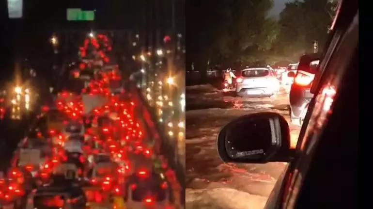 Gurugram के कैब ड्राइवर को 6 घंटे के जाम से निकालने के बाद महिला की प्रशंसा मिली Gurugram के कैब ड्राइवर को 6 घंटे के जाम से निकालने के बाद महिला की प्रशंसा मिली