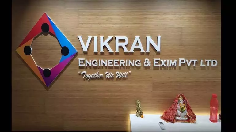 Vikran Engineering के शेयर कल सूचीबद्ध होंगे Vikran Engineering के शेयर कल सूचीबद्ध होंगे