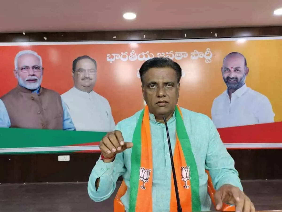 तेलंगाना भाजपा ने BRS MLC के कविता के निलंबन का उपहास किया, इसे नए नाटक का खुलासा बताया तेलंगाना भाजपा ने BRS MLC के कविता के निलंबन का उपहास किया, इसे नए नाटक का खुलासा बताया