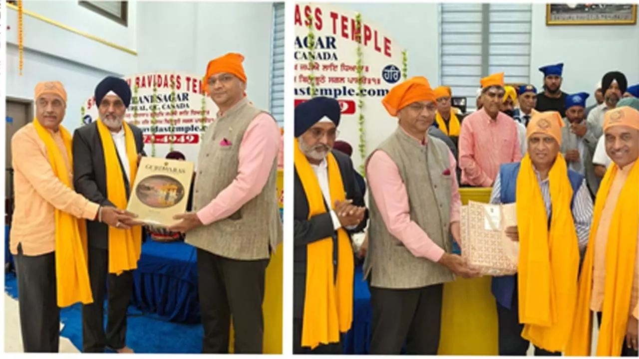 कनाडा के मॉन्ट्रियल में श्री गुरु ग्रंथ साहिब का 421वां प्रकाश पर्व, नगर कीर्तन में उमड़ी श्रद्धालुओं की भीड़ कनाडा के मॉन्ट्रियल में श्री गुरु ग्रंथ साहिब का 421वां प्रकाश पर्व, नगर कीर्तन में उमड़ी श्रद्धालुओं की भीड़