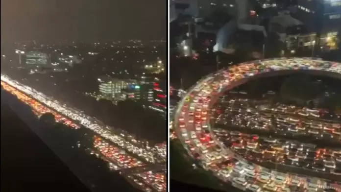 Gurugram: दिल्ली-जयपुर मार्ग पर ट्रैफिक जाम, सड़क पर अफरा-तफरी Gurugram: दिल्ली-जयपुर मार्ग पर ट्रैफिक जाम, सड़क पर अफरा-तफरी