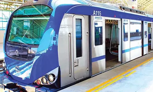 Tamil Nadu : अगस्त में 9.9 मिलियन लोगों ने मेट्रो ट्रेनों में यात्रा की Tamil Nadu : अगस्त में 9.9 मिलियन लोगों ने मेट्रो ट्रेनों में यात्रा की