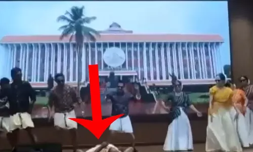 विधानसभा का LIVE वीडियो...ऐसे हुई कर्मचारी की मौत