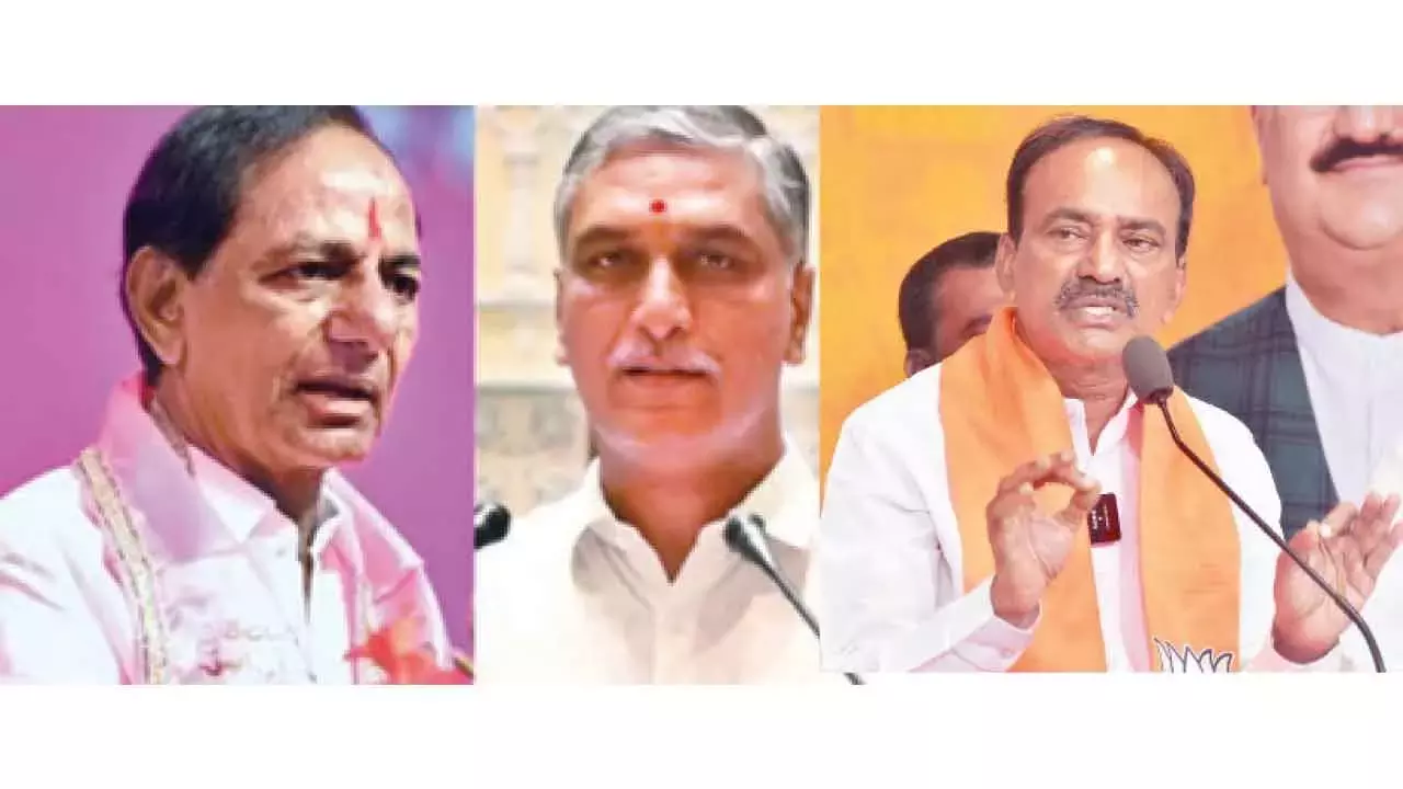 Telangana: घोष पैनल ने केसीआर, हरीश, राजेंद्र और अधिकारियों की भूमिका की जांच की Telangana: घोष पैनल ने केसीआर, हरीश, राजेंद्र और अधिकारियों की भूमिका की जांच की