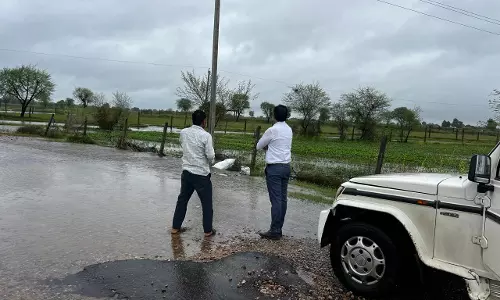 Jaipur : कलेक्टर के निर्देश पर के अधिकारियों ने वर्षा प्रभावित इलाकों का किया दौरा
