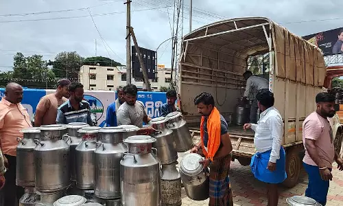 वाहन चालकों की चेतावनी, टेंडर नहीं मिलने पर दूध परिवहन बंद कर दिया जाएगा