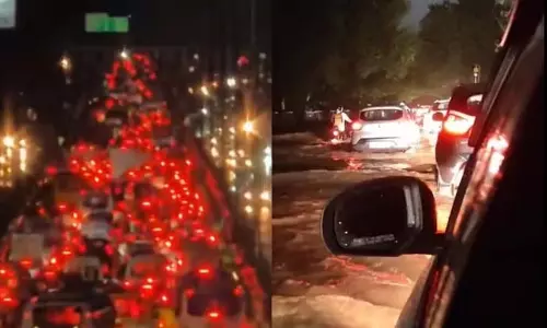 Gurugram के कैब ड्राइवर को 6 घंटे के जाम से निकालने के बाद महिला की प्रशंसा मिली