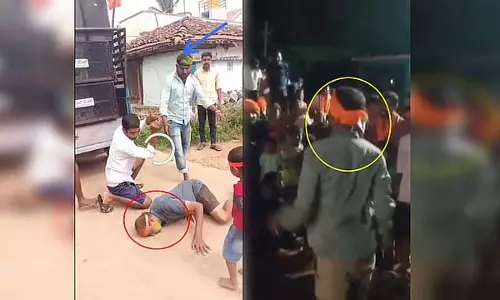 गणेश विसर्जन के दौरान हादसा, 3 की मौत: नागवल्ली गाने पर डांस कर रहा शख्स अचानक गिरा