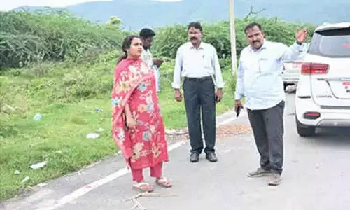 नागरिक प्रमुख ने TDR बांड स्थलों का निरीक्षण किया नागरिक प्रमुख ने TDR बांड स्थलों का निरीक्षण किया