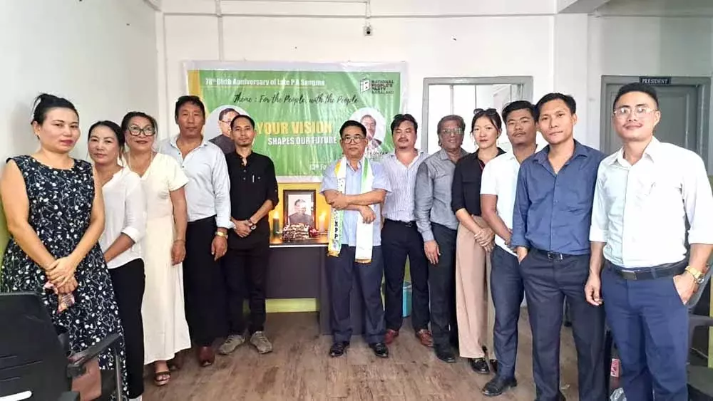 एनपीपी Nagaland ने 13वां स्थापना दिवस मनाया